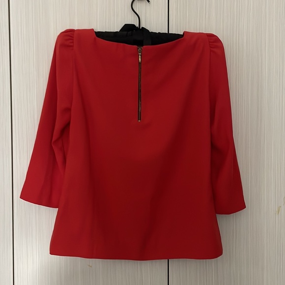 Zara orange red top XS - Picture 3 of 9